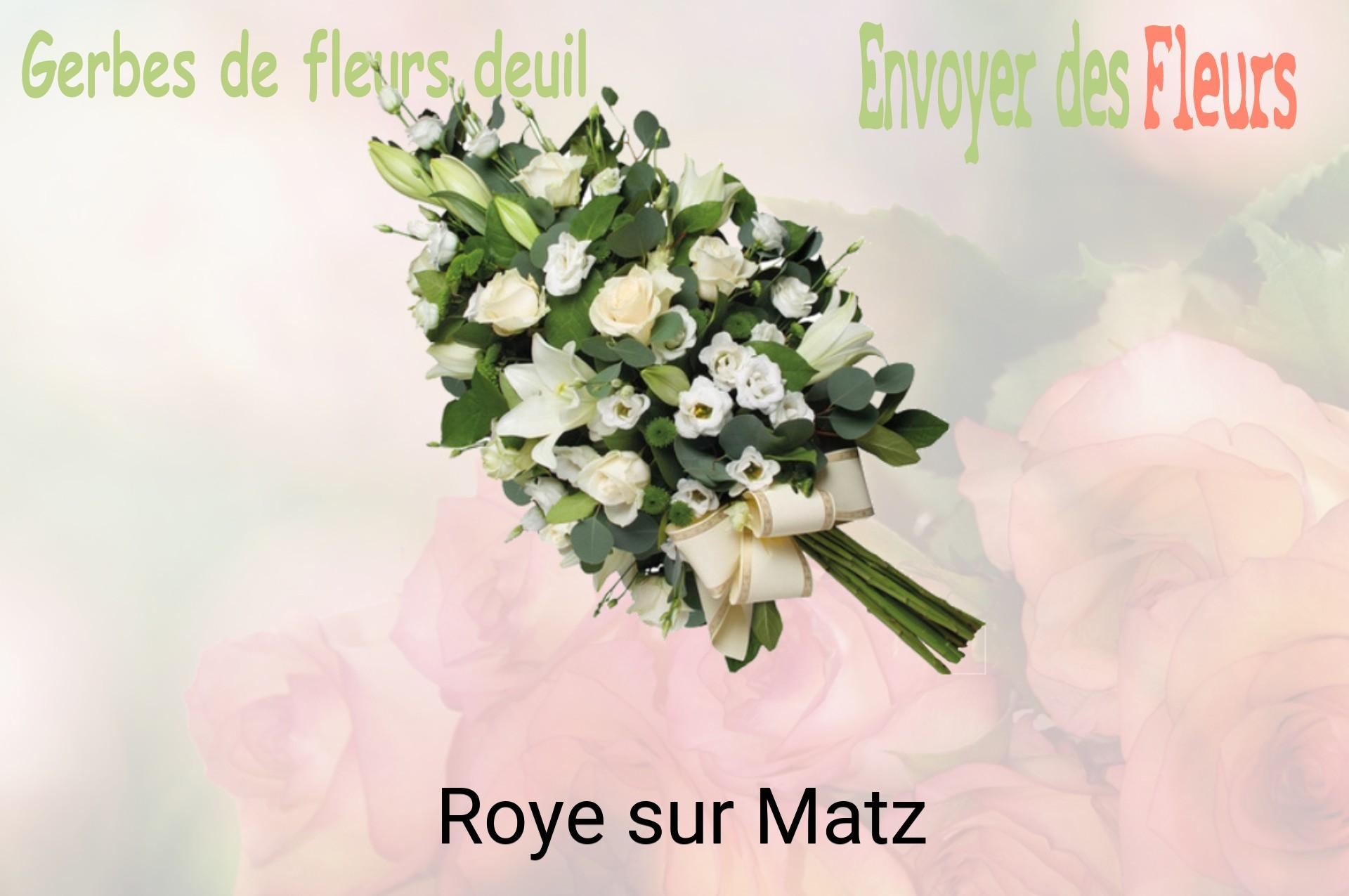 Gerbe de fleurs de deuil livrée à Roye-sur-Matz